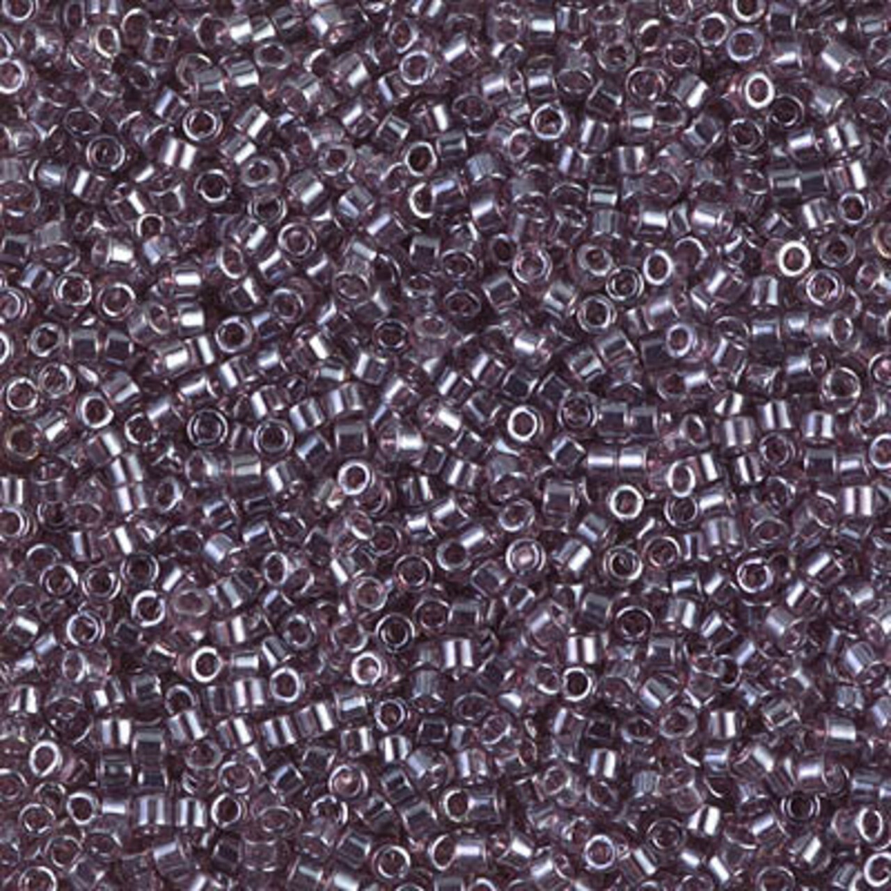 Miyuki Delica Bead 11/0, DB1224, Transparent Mauve Luster, 5 grams